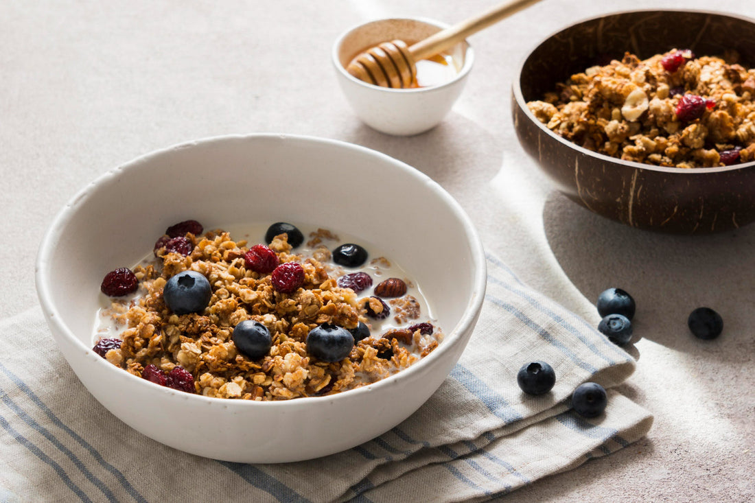 Granola maison au miel de fleur de litchi